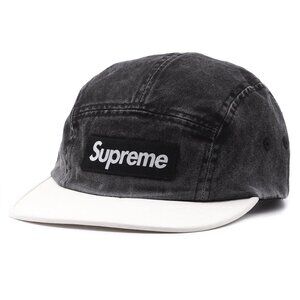Supreme SS24 Pigment 2-Tone 5-Panel Camp Cap Black